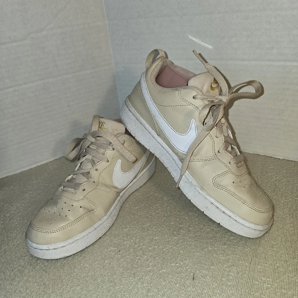 Nike Court Borough Low Recraft SE Embroidered Floral Big Girls sz 5.5Y/38